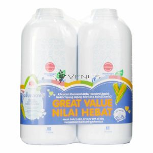 Johnson's Baby Powder Cornstarch 500gx2 Classic