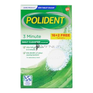 Polident Denture Cleanser 3 Minutes 16s