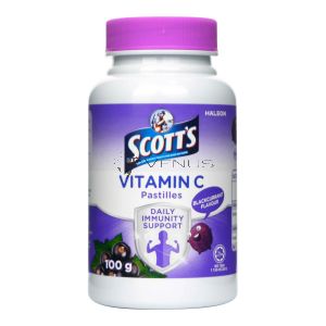 Scott's Vitamin C Pastilles 50s Blackcurrent