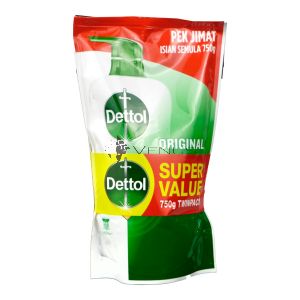 Dettol Bodywash Refill 750mlx2 Original