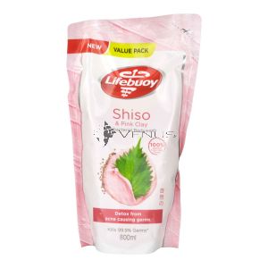 Lifebuoy Bodywash 800ml Refill Shiso & Pink Clay