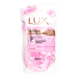 Lux Bodywash Refill 800ml Soft Rose