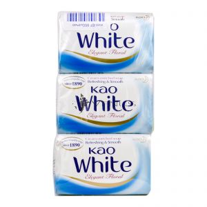 Kao White Soap 85gx3s Elegant Floral