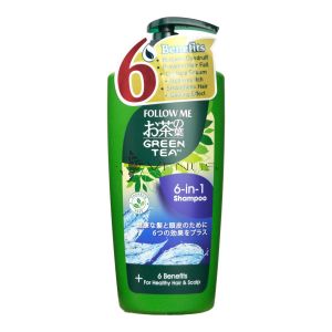 Follow Me Green Tea Shampoo 650ml 6-in-1