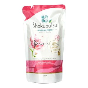 Shokubutsu Shower Cream 550g Refill Floral Delight