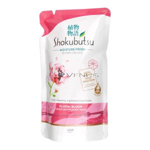 Shokubutsu Shower Cream 550g Refill Floral Delight