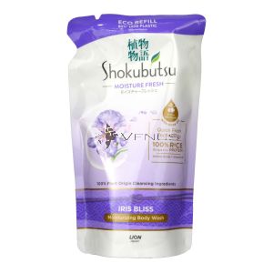 Shokubutsu Shower Foam 500g Refill Iris Bliss