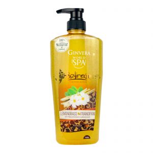 Ginvera World Spa Bolinese Shower Scrub 750ml Lemongrass and Frangipani