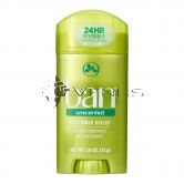 Ban Deodorant Stick 73g Unscented