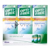 Opti-Free Disinfecting Solution 300mlx3 Replenish