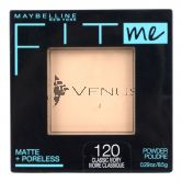 Maybelline Fit me Matte+ Poreless Powder 120 Classic Ivory