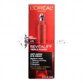 L'Oreal Revitalift Triple power Anti-Aging Eye Cream 15ml