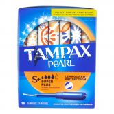 Tampax Pearl Super Plus 18 Tampons