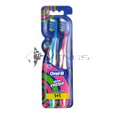 Oral-B Toothbrush Neon Fresh 2s Soft Pack