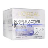 L'Oreal Triple Active Night Moisturiser 50ml Hydration All Skin Types