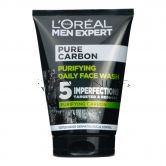 L'Oreal Men Daily Face Scrub Pure Carbon 100ml Purifying
