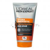 L'Oreal Men Scrub Hydra E 150ml Deep Exfoliating