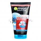 Garnier Pure Active 3in1 Charcoal Wash + Scrub + Mask 150ml