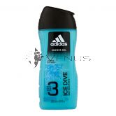Adidas Hair & Body Shower Gel 250ml Ice Dive