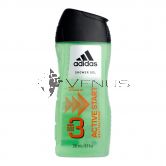 Adidas Body Hair Face 3in1 Active Start 250ml