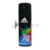 Adidas Deodorant Spray 150ml Team Five Special Edition