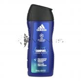 Adidas Shower Gel 250ml 2in1 UEFA Champion League Champions Edition