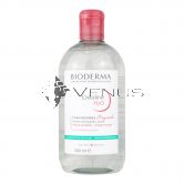 Bioderma Make Up Remover Solution Crealine 500ml H20 Pink