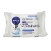Nivea Daily Essentials 3in1 Refreshing Facial Cleansing Wipes 25s