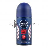 Nivea Deodorant Roll On 50ml Men Dry Impact
