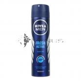 Nivea Men Deodorant Spray 150ml Fresh Active 