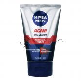 Nivea Men Acne Oil Clear Facial Foam 100g Anti-Acne