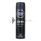 Nivea Deodorant Spray 150ml Men Deep Black Charcoal Dark Wood