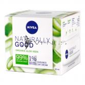 Nivea Organic Aloe Vera Day Radiance Cream 50ml For Normal To Oily Skin