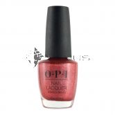 OPI Nail Lacquer 15ml Paint The TinselTown Red