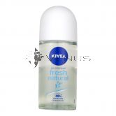 Nivea Deodorant Roll On 50ml Women Fresh Natural