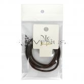 100Yen Brown Color Ring Rubber 4pcs Hairband Pack