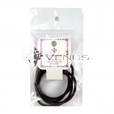100Yen Brown Color Ring Rubber 4pcs Hairband Pack