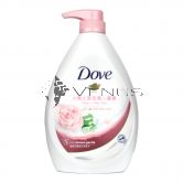 Dove Bodywash 1L Rose + Aloe Vera