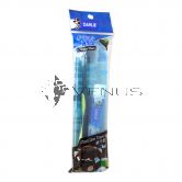 Darlie All Shiny White Charcoal Clean Toothpaste 40g + Toothbrush 1s Travel Kit