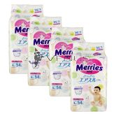 Merries Japan Tape Diapers Large 54S (4Packs)