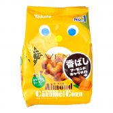 Tohato Caramel Corn Crushed Almond Snack 65g Pack