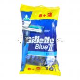Gillette Blue ll Plus Razor Easygrip 8s+2s