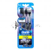 Oral-B Toothbrush Crossaction Charcoal 3s Soft