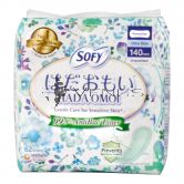 Sofy Hadaomoi Pantyliner 140mm 62s Unscented