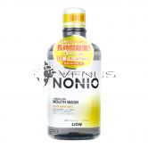 Lion Nonio +Medicated Mouthwash 600ml Light Herb Mint Alcohol Free