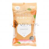 100Yen Kyowa Refresh Sweat Wipe Sheet 18s Osmanthus Scent