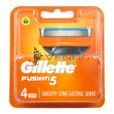 Gillette Fusion 5 Cartridge 4s