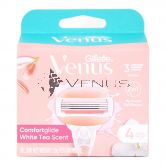 Gillette Venus Comfortglide White Tea Scent Cartridge 4s