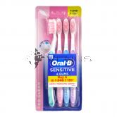 Oral-B Toothbrush Sensitive & Gums Pro Clean 4s Extra Soft
