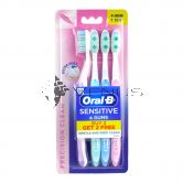 Oral-B Toothbrush Sensitive & Gums Precision Clean 4s Extra Soft